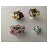 HKF143- Aynsley Fine Bone China Flower Set