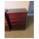 HKF151- Rose Wood Chest Of 3 Drawers 