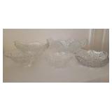 HKF156- Crystal Bowls & Dishes