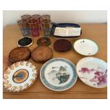 HKF174 Assortment Of Glassware And Coasters 