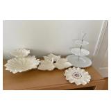 HKF194 Assortment Of 6 Plates And 3 Serving Dishes 