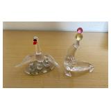 HKF232 - Swarovski Crystal Collectibles - “Swan Family” & “Playing Seal”