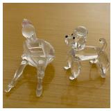 HKF237 - Swarovski Crystal Collectibles - “Poodle” & “Young Ballerina”