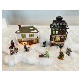 HKF250- Porcelain Heritage Village “A Christmas Carol” Scene 