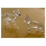 HKF255 - Swarovski Crystal Collectibles - “German Shepherd “ & “Fawn”