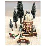 HKF263- Vintage Heritage Village Historic Observatory Scene!