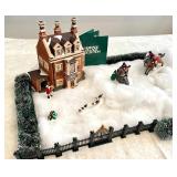 HKF264- Porcelain Heritage Village “Dursley Manor” Scene 