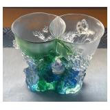 HKF283 Tittot Glass Sculpture “A Joyous Encounter”