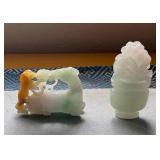 HKF291 Two Jade Sculptures 