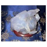 HKF314 Chinese Hand Carved Lavender Jade 