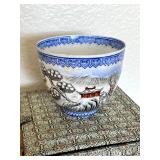HKF315- Vintage Chinese Eggshell Porcelain Hand Painted Cup