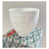 HKF317- 20th Century Chinese White “Suet Jade” Porcelain Teacup 