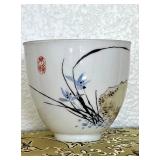 HKF324- Vintage 20th Century Eggshell Porcelain Teacup