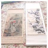 HKF339 Traditional Asian Hanging Scroll Paintings