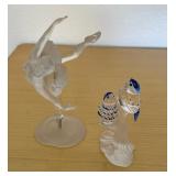 HKF368 - Swarovski Crystal Collectibles - "Ballerina" & "Malachite Kingfishers"
