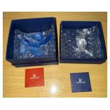 HKF400 Swarovski Crystal Collectibles - "Siamese Fighting Fish" & "Mother Kangaroo"