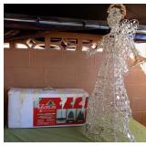 KCT021 Lawn Angel and Lighted Christmas Tree