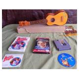 KTC033 Collectible NES Games, Ukulele, & DVDs 