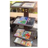 KCT049 Display Rack with Wheels & Assorted Books