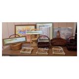 KCT057  Baskets and Original Art                                   