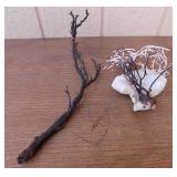 KCT078 Vintage Black Coral Branch and Coral in Raw Form