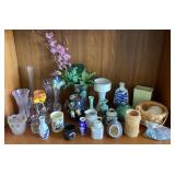 PPM037 Various Ceramic & Glass Vases & More!