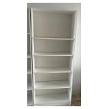 PPM052 Tall White Pressed Wood Book Shelf 