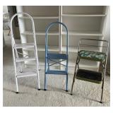 PPM055 Three Handy Metal Step Stools