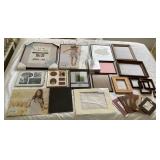 PPM098 Mystery Lot Of Picture Frames, Mattes & More!