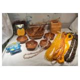 PPM125 Leis, Monkey Pod Salad Bowl Set, Bamboo Kleenex Holder & More!