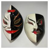 EHE021 - Two Indonesian Dance Masks