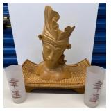 EHE022 Indonesian Wood Sculpture & Display