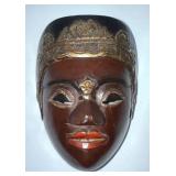 EHE042 Handcarved Indonesian Wooden Mask