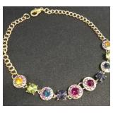 EHE120 - Myrna Lee Chang 16" Multi-Colored Necklace 