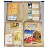 EHE343 - Rare Vintage 1940s Ephemera - Photos & Postcards, Passenger Lists, Menus, Stamps & MORE!