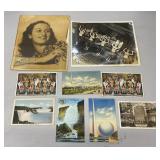 EHE345 - Rare Vintage 1940s Ephemera - Photos & Postcards Hula, 1939 NY World