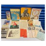 EHE425 - Vintage 1930s+ Travel Ephemera - Ship Menus, Hawaii Tourism, Olympic Games & More!