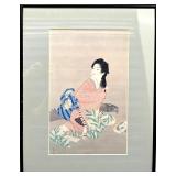 EHE426- Daughter Miyuki by Uemura Shōen Woodblock Print
