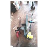 KVS040 RYOBI Gas Weedwhacker, Craftsman 22" Hedge Trimmer, & SDK Power Pro 18" Chainsaw
