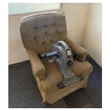EFF132 Chair With Exercise Bicycle Pedals