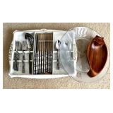 EFF176 Stainless Steel Vintage 60’s/70’s Silverware & Dishes 