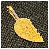 EFF199 14K Gold Half Of A Best Friend Charm 