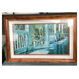 MHH001 Koa Framed “Patrick’s Porch” Picture Print By Alice Dalton Brown