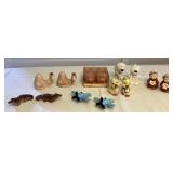 MHH010 Seven Pairs Of Vintage Ceramic Salt & Pepper Shakers 