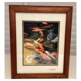 MHH085 Lighted Art Photo Of Tide Pools On Canvas New