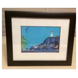 MHH117 Framed Picture Of Makapuu Lighthouse By Rosalie Prussing 