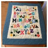 MHH128 Child’s Hawaiian Themed Alphabet Quilt