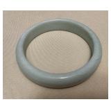 MHH162 Pale Green Jade Bangle Bracelet New 