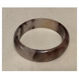 MHH172 Thick Violet Jade Bangle Bracelet New 