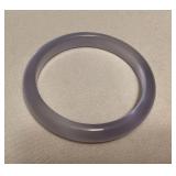 MHH177 Light Purple Polished Stone Bangle Bracelet New 